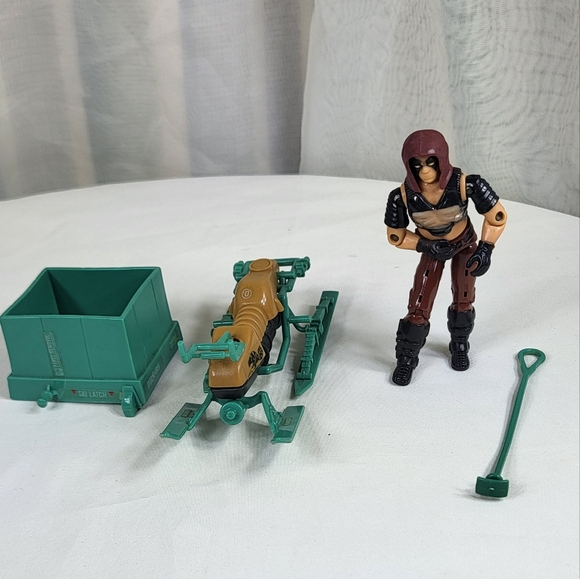 1984 Hasbro GI Joe Zartan With Chameleon Swamp Skier & Blueprint - Picture 14 of 14